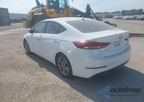 2017 Hyundai Elantra Limited z USA, uszkodzony, nr VIN 5NPD84LF5HH061084